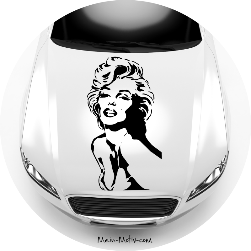 Preview: Aufkleber 46075 Marilyn posierend